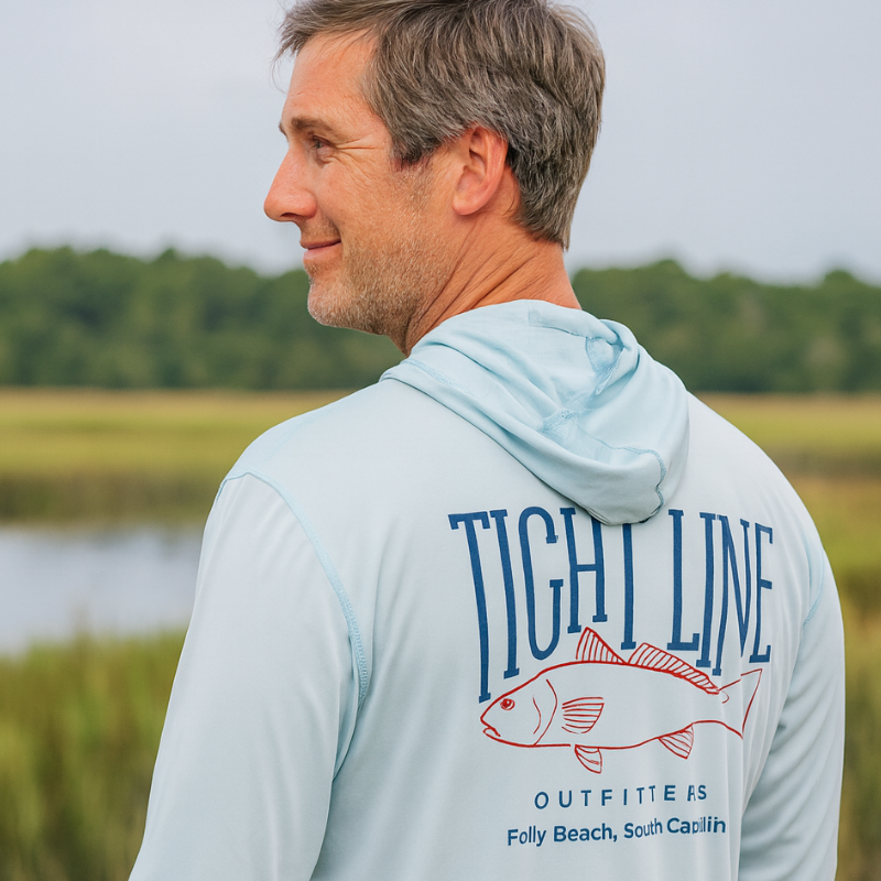 Tight Line performance sun hoodie - Design A