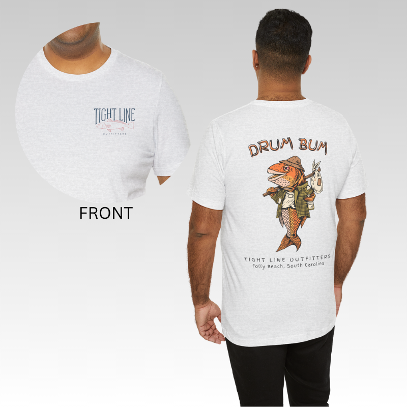 Tight Line Drum Bum tee